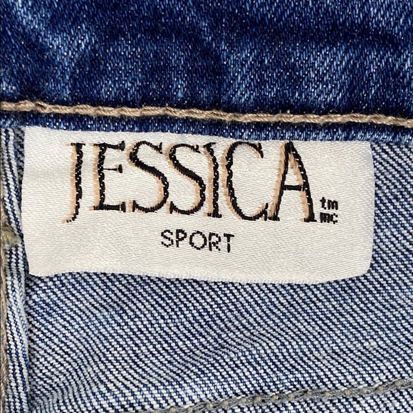 Jessica High Rise Jeans Blue Straight Leg Sz 16 - Picture 9 of 10